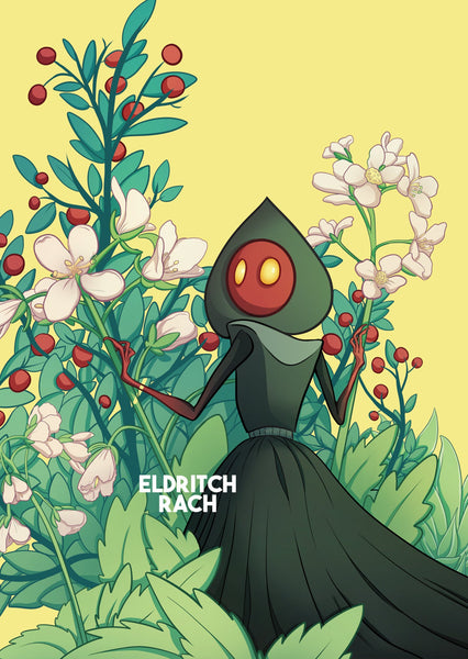Flatwoods Monster A5 Print by Eldritch Rach